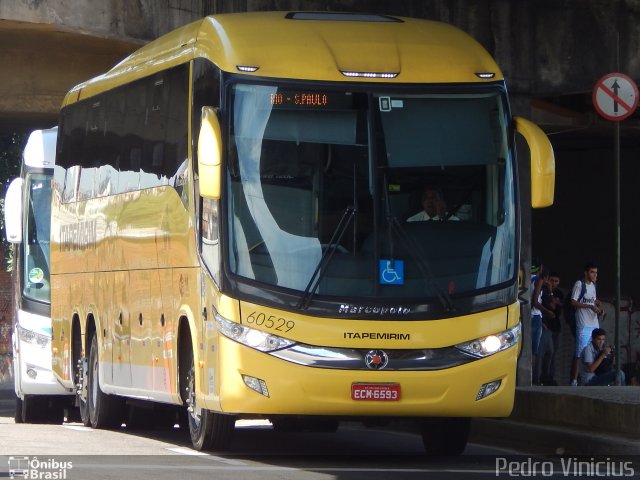 Viação Itapemirim 60529 na cidade de Rio de Janeiro, Rio de Janeiro, Brasil, por Pedro Vinicius. Número da foto: #3743680.