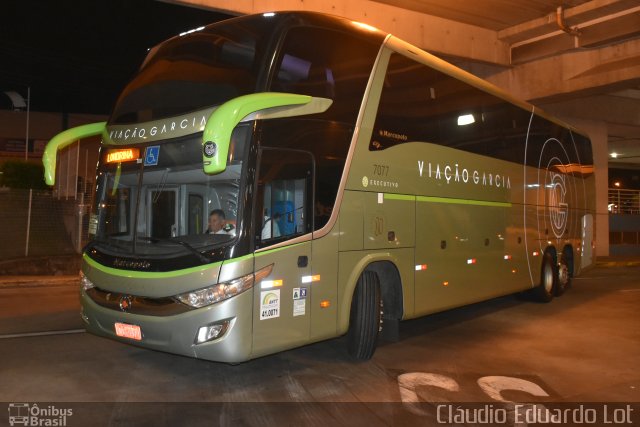 Viação Garcia 7077 na cidade de Campinas, São Paulo, Brasil, por Cláudio Eduardo Lot. Número da foto: #3743927.