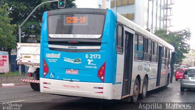 TUPI - Transportes Urbanos Piratininga 6 2173 na cidade de São Paulo, São Paulo, Brasil, por Asprilla Matheus. ID da foto: 3764206.