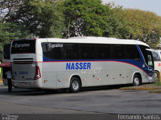 Viação Nasser 208115 na cidade de São Paulo, São Paulo, Brasil, por Fernando Santos. Número da foto: #3764107.