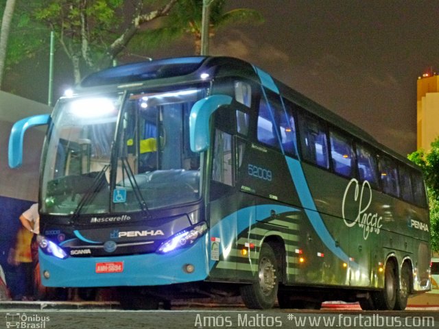 Empresa de Ônibus Nossa Senhora da Penha 52009 na cidade de Fortaleza, Ceará, Brasil, por Amós  Mattos. Número da foto: #3765846.