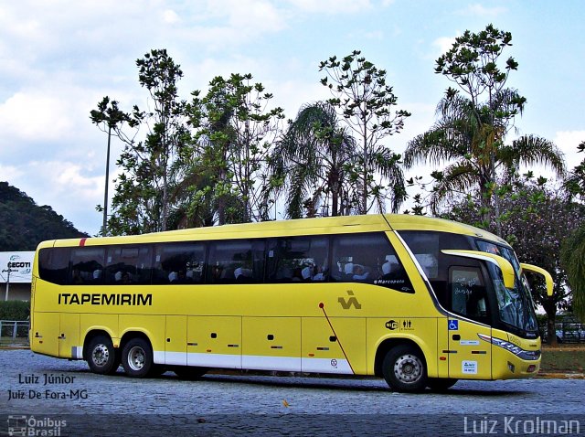 Viação Itapemirim 60525 na cidade de Juiz de Fora, Minas Gerais, Brasil, por Luiz Krolman. ID da foto: 3764082.