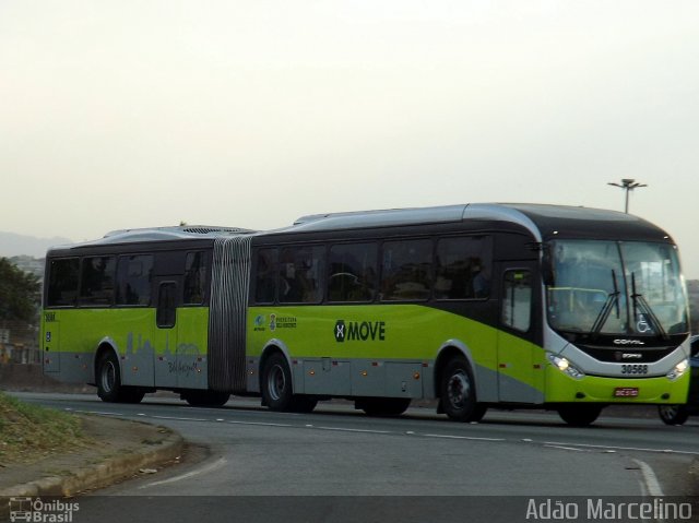 Bettania Ônibus 30568 na cidade de Belo Horizonte, Minas Gerais, Brasil, por Adão Raimundo Marcelino. Número da foto: #3765553.