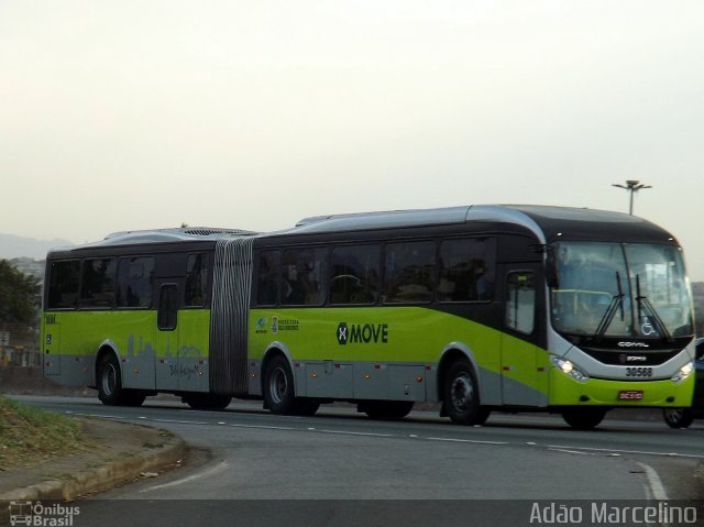 Bettania Ônibus 30568 na cidade de Belo Horizonte, Minas Gerais, Brasil, por Adão Raimundo Marcelino. ID da foto: 3765553.