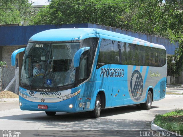 Auto Viação Progresso 6380 na cidade de Recife, Pernambuco, Brasil, por Luiz Carlos de Santana. Número da foto: #3767331.