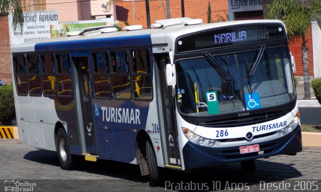 Turismar Transporte e Turismo 286 na cidade de Garça, São Paulo, Brasil, por Cristiano Soares da Silva. Número da foto: #3769815.
