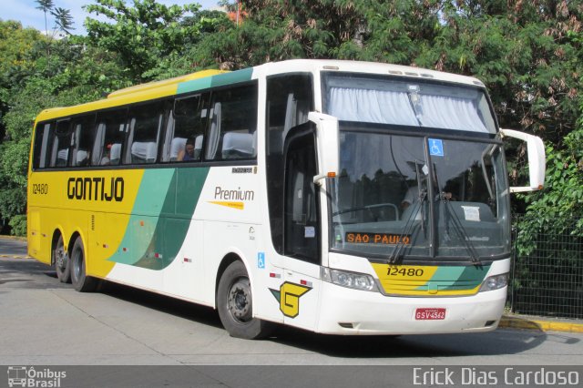 Empresa Gontijo de Transportes 12480 na cidade de São Paulo, São Paulo, Brasil, por Erick Dias. Número da foto: #3770191.