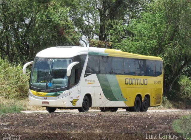 Empresa Gontijo de Transportes 18140 na cidade de Recife, Pernambuco, Brasil, por Luiz Carlos de Santana. ID da foto: 3770033.