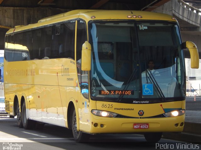 Viação Itapemirim 8625 na cidade de Rio de Janeiro, Rio de Janeiro, Brasil, por Pedro Vinicius. ID da foto: 3769009.