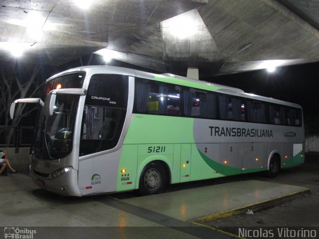 Transbrasiliana Transportes e Turismo 51211 na cidade de Teresina, Piauí, Brasil, por Nícolas Vitorino Lopes. Número da foto: #3770651.