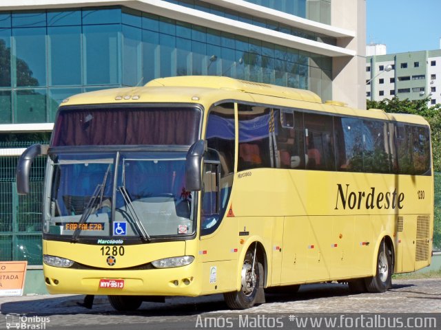 Viação Nordeste 1280 na cidade de Fortaleza, Ceará, Brasil, por Amós  Mattos. Número da foto: #3769896.