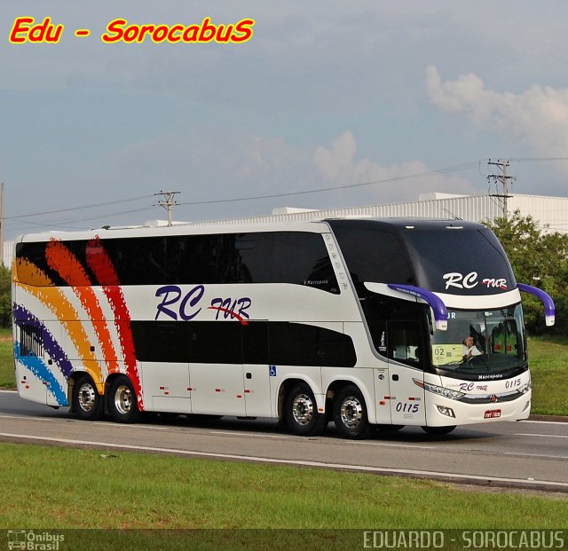 RC Tur Transportes e Turismo 0115 na cidade de Sorocaba, São Paulo, Brasil, por EDUARDO - SOROCABUS. Número da foto: #3770293.