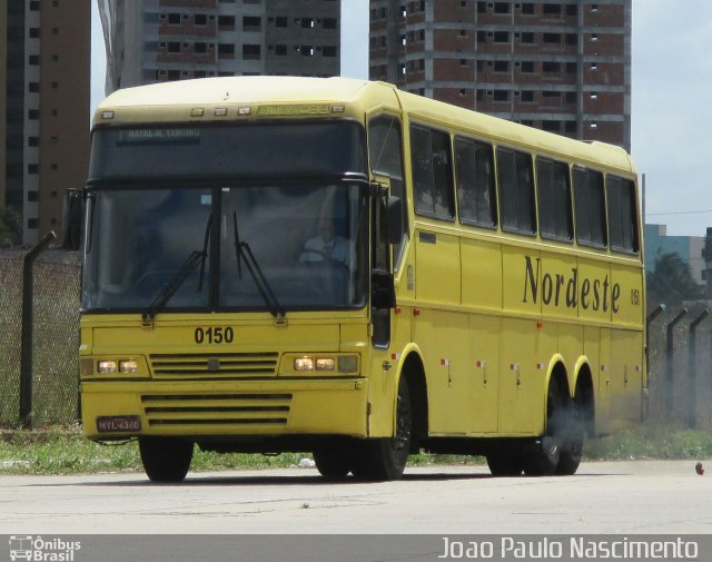 Viação Nordeste 0150 na cidade de Natal, Rio Grande do Norte, Brasil, por Joao Paulo Nascimento Silva. Número da foto: #3769286.