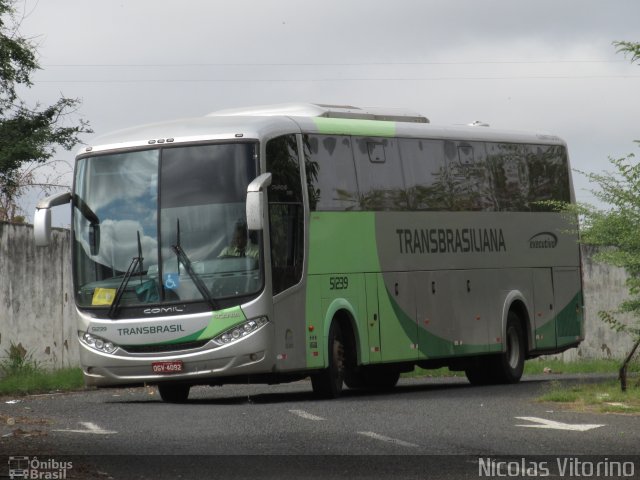 Transbrasiliana Transportes e Turismo 51239 na cidade de Teresina, Piauí, Brasil, por Nícolas Vitorino Lopes. Número da foto: #3770631.