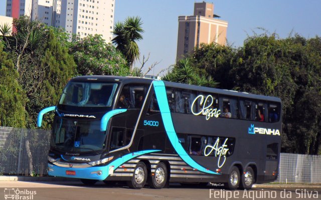 Empresa de Ônibus Nossa Senhora da Penha 54000 na cidade de Curitiba, Paraná, Brasil, por Felipe Aquino da Silva. ID da foto: 3770288.