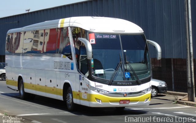 Empresa Cruz 49403 na cidade de São Carlos, São Paulo, Brasil, por Emanuel Corrêa Lopes. Número da foto: #3770415.