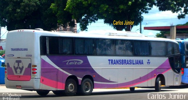 Transbrasiliana Transportes e Turismo 50059 na cidade de Goiânia, Goiás, Brasil, por Carlos Júnior. Número da foto: #3772233.