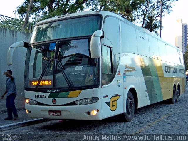 Empresa Gontijo de Transportes 14005 na cidade de Fortaleza, Ceará, Brasil, por Amós  Mattos. Número da foto: #3772645.