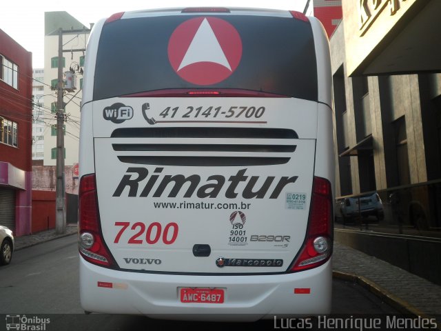 Rimatur Transportes 7200 na cidade de Guarapuava, Paraná, Brasil, por Lucas Henrique Mendes. ID da foto: 3771860.