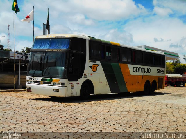 Empresa Gontijo de Transportes 5825 na cidade de João Monlevade, Minas Gerais, Brasil, por Stefano  Rodrigues dos Santos. ID da foto: 3772620.