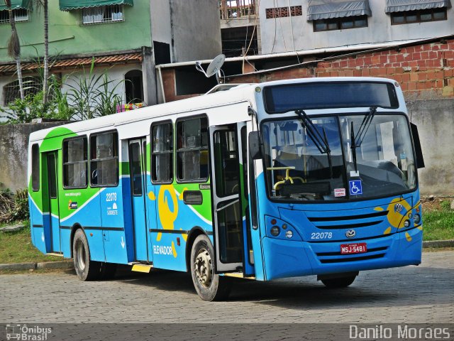 Nova Transporte 22078 na cidade de Cariacica, Espírito Santo, Brasil, por Danilo Moraes. Número da foto: #3770996.