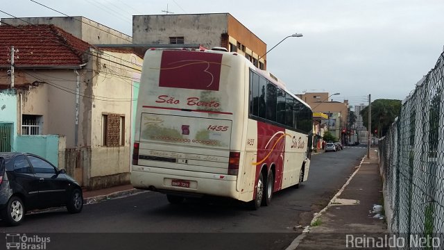 Viação São Bento Ribeirão Preto 1455 na cidade de Ribeirão Preto, São Paulo, Brasil, por Reinaldo Neto. Número da foto: #3773039.
