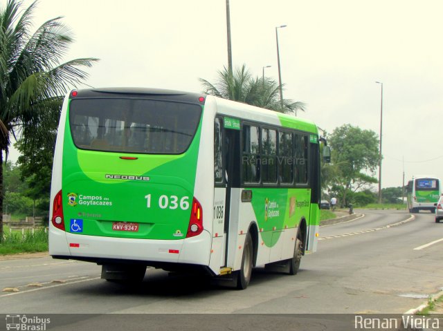 Auto Viação São João 1 036 na cidade de Campos dos Goytacazes, Rio de Janeiro, Brasil, por Renan Vieira. Número da foto: #3774520.