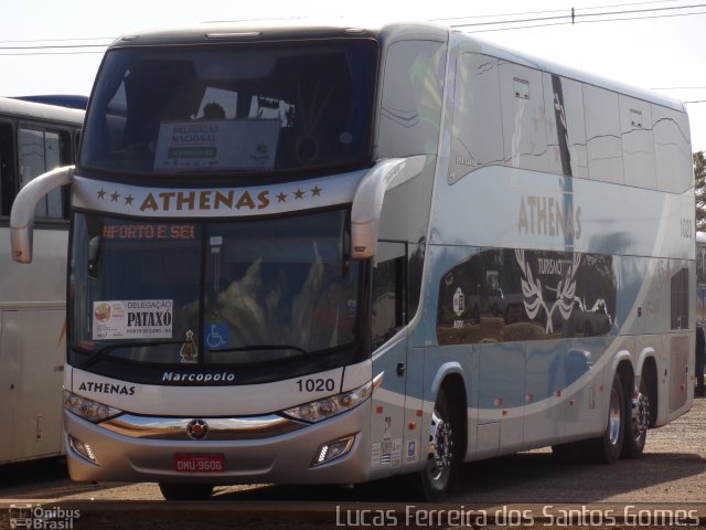 Athenas Turismo 1020 na cidade de Palmas, Tocantins, Brasil, por Lucas Ferreira dos Santos Gomes. ID da foto: 3776227.