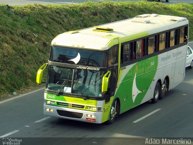 Impulso Turismo e Transportes 340 na cidade de Belo Horizonte, Minas Gerais, Brasil, por Adão Raimundo Marcelino. ID da foto: 3776830.