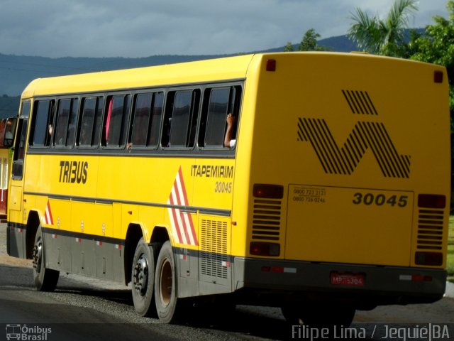 Viação Itapemirim 30045 na cidade de Jequié, Bahia, Brasil, por Filipe Lima. Número da foto: #3775627.