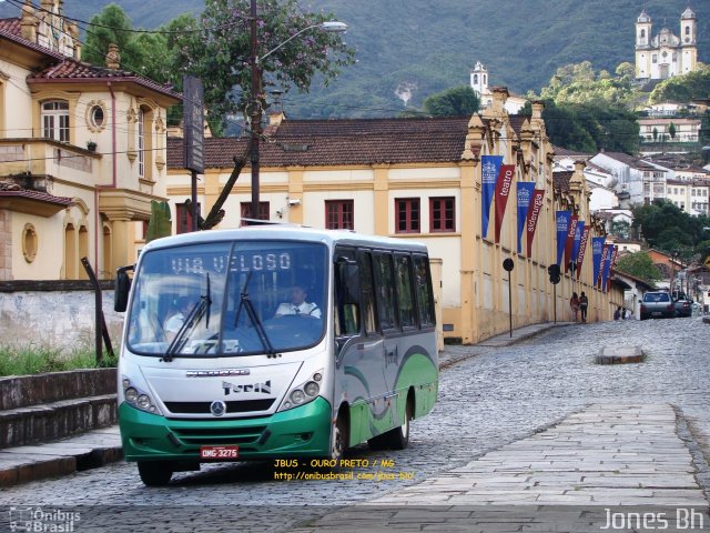 Turin Transportes 3430 na cidade de Ouro Preto, Minas Gerais, Brasil, por Jones Bh. Número da foto: #3776839.