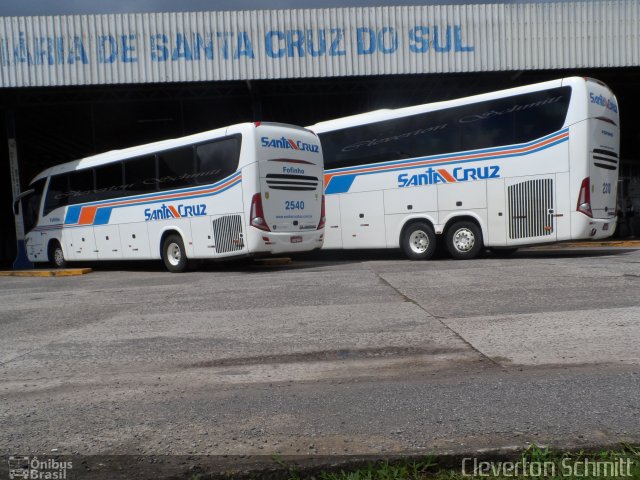 VUSC - Viação União Santa Cruz 2540 na cidade de Santa Cruz do Sul, Rio Grande do Sul, Brasil, por Cleverton Schmitt. Número da foto: #3776969.