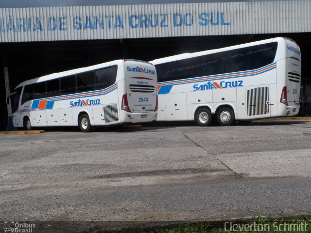 VUSC - Viação União Santa Cruz 2540 na cidade de Santa Cruz do Sul, Rio Grande do Sul, Brasil, por Cleverton Schmitt. ID da foto: 3776969.