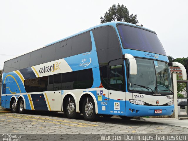 Cattani Sul Transportes e Turismo 11650 na cidade de Curitiba, Paraná, Brasil, por Wagner Domingos Ivanesken. Número da foto: #3775282.