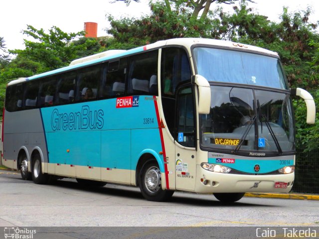 Empresa de Ônibus Nossa Senhora da Penha 33614 na cidade de São Paulo, São Paulo, Brasil, por Caio  Takeda. ID da foto: 3775753.