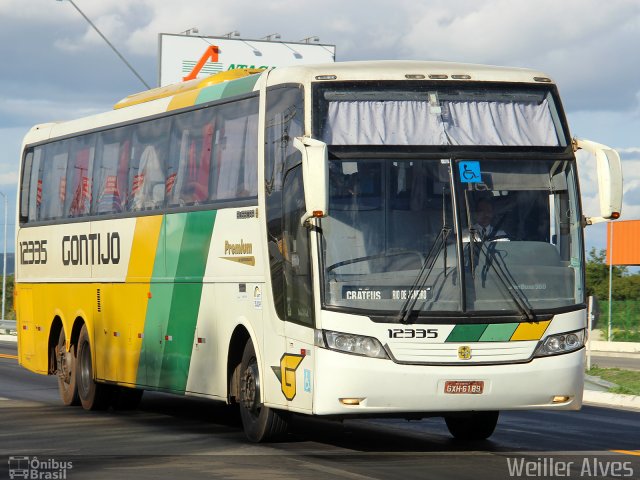 Empresa Gontijo de Transportes 12335 na cidade de Vitória da Conquista, Bahia, Brasil, por Weiller Alves. ID da foto: 3776867.