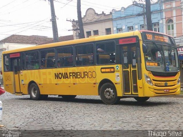 FAOL - Friburgo Auto Ônibus 043 na cidade de Nova Friburgo, Rio de Janeiro, Brasil, por Thiago Silva. Número da foto: #3777292.