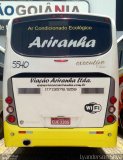 Viação Ariranha 5540 na cidade de Goiânia, Goiás, Brasil, por Lyanderson Silva. Número da foto: #3777476.