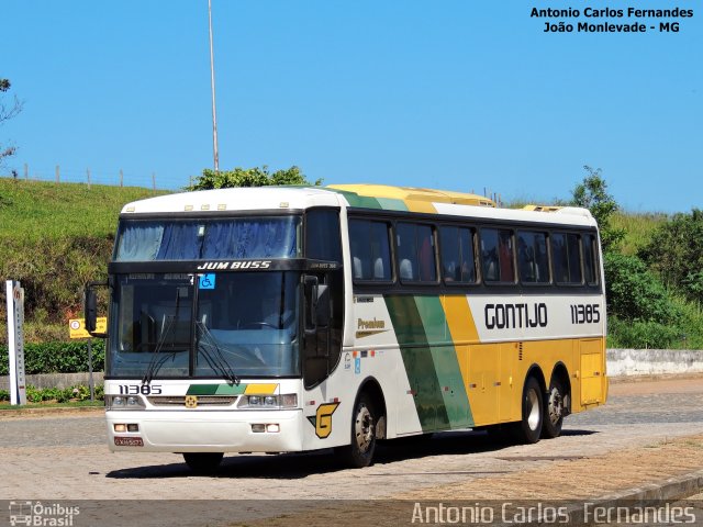 Empresa Gontijo de Transportes 11385 na cidade de João Monlevade, Minas Gerais, Brasil, por Antonio Carlos Fernandes. ID da foto: 3778976.