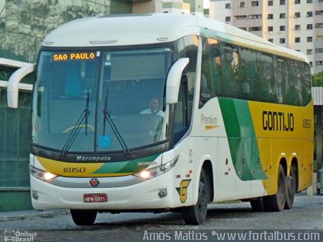Empresa Gontijo de Transportes 18150 na cidade de Fortaleza, Ceará, Brasil, por Amós  Mattos. Número da foto: #3779646.