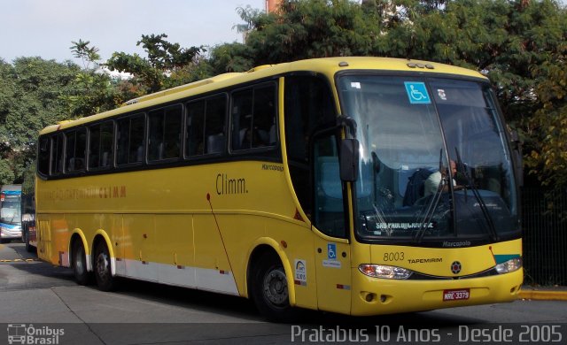 Viação Itapemirim 8003 na cidade de São Paulo, São Paulo, Brasil, por Cristiano Soares da Silva. ID da foto: 3778659.