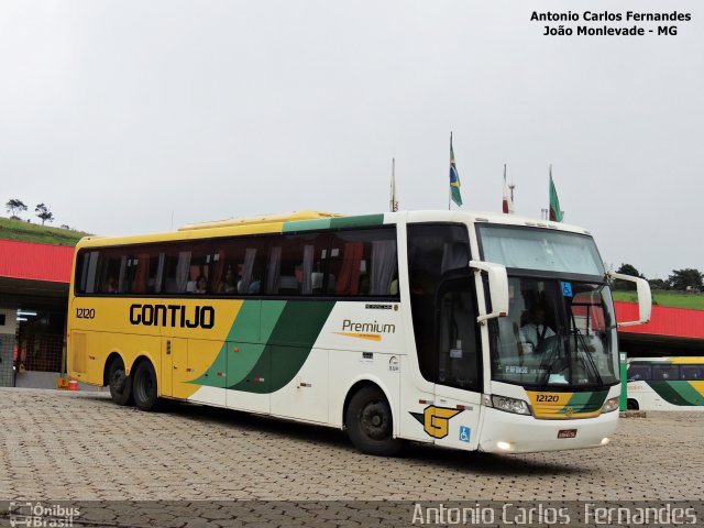 Empresa Gontijo de Transportes 12120 na cidade de João Monlevade, Minas Gerais, Brasil, por Antonio Carlos Fernandes. ID da foto: 3778814.