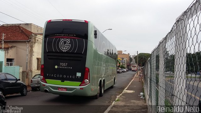 Viação Garcia 7057 na cidade de Ribeirão Preto, São Paulo, Brasil, por Reinaldo Neto. Número da foto: #3780458.