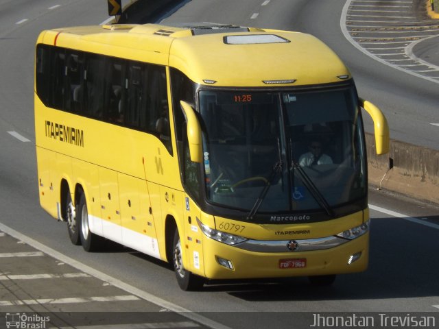 Viação Itapemirim 60797 na cidade de Lavrinhas, São Paulo, Brasil, por Jhonatan Diego da Silva Trevisan. ID da foto: 3780978.