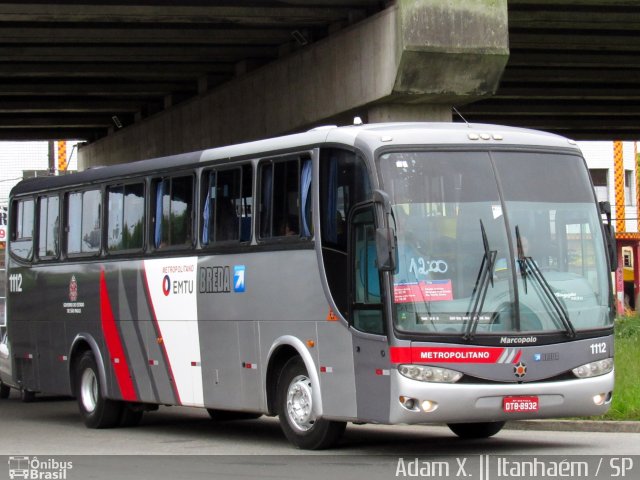 Breda Transportes e Serviços 1112 na cidade de Itanhaém, São Paulo, Brasil, por Adam Xavier Rodrigues Lima. ID da foto: 3780713.