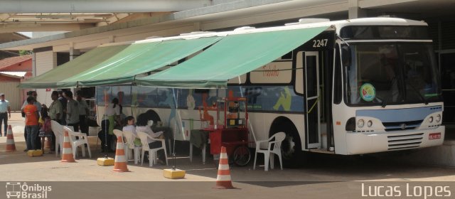 HP Transportes Coletivos 2247 na cidade de Aparecida de Goiânia, Goiás, Brasil, por Lucas Gabriel Resende Lopes. Número da foto: #3782472.