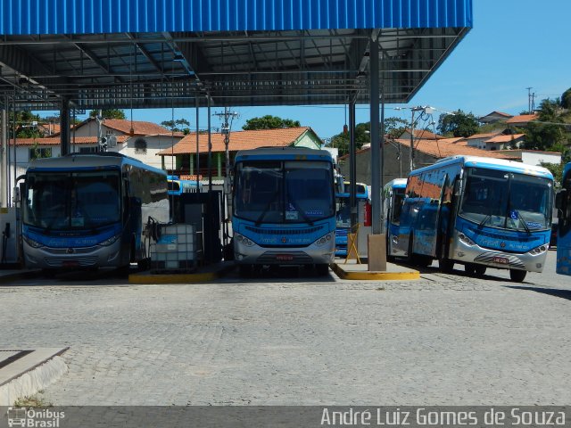 Viação Nossa Senhora do Amparo Garagem na cidade de Maricá, Rio de Janeiro, Brasil, por André Luiz Gomes de Souza. ID da foto: 3783646.