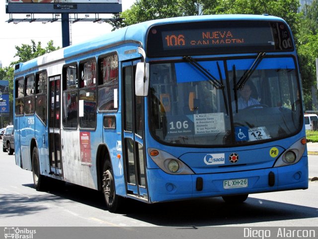 Transantiago 106 na cidade de , por Diego Alarcon. Número da foto: #3783487.