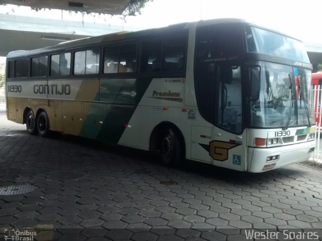 Empresa Gontijo de Transportes 11330 na cidade de Belo Horizonte, Minas Gerais, Brasil, por Wester Soares. ID da foto: 3782691.