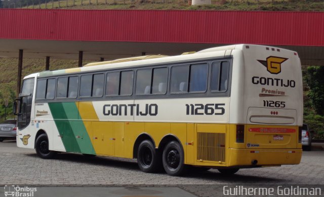 Empresa Gontijo de Transportes 11265 na cidade de João Monlevade, Minas Gerais, Brasil, por Guilherme Goldman. ID da foto: 3785008.